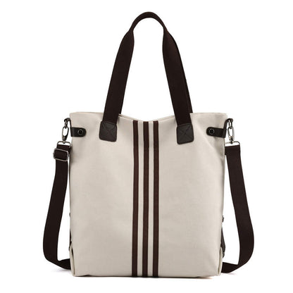 Kelly Canvas Tote {White}