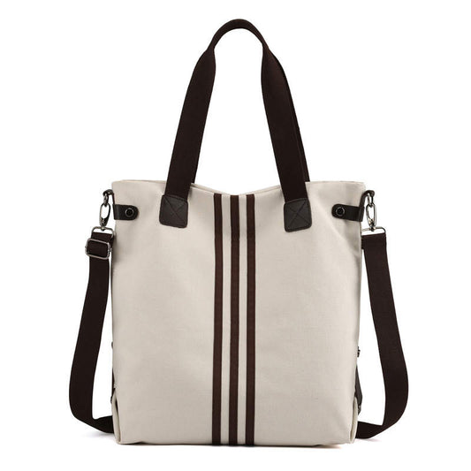Kelly Canvas Tote {White}