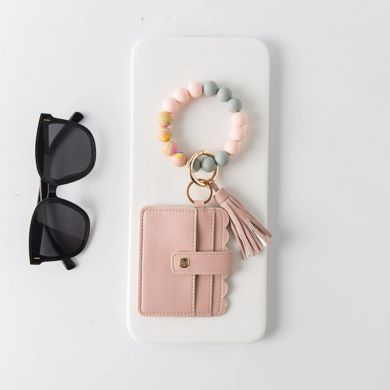 Silicone Wristlet + Wallet {Mult. Colors}