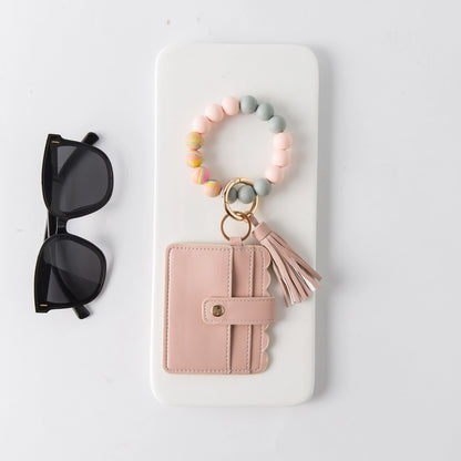 Silicone Wristlet + Wallet {Mult. Colors}