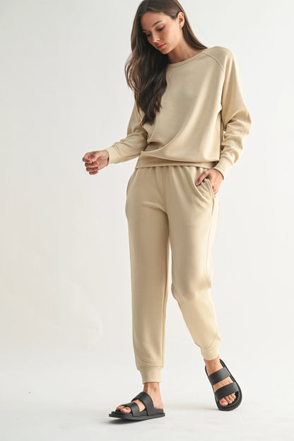 Elevated Crew Neck Pullover {Natural}