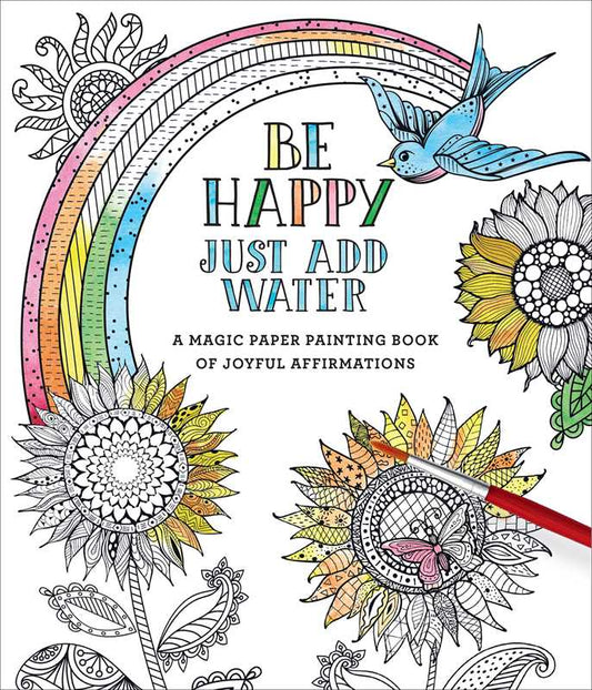 Be Happy - A Magic Paper Painting  Book