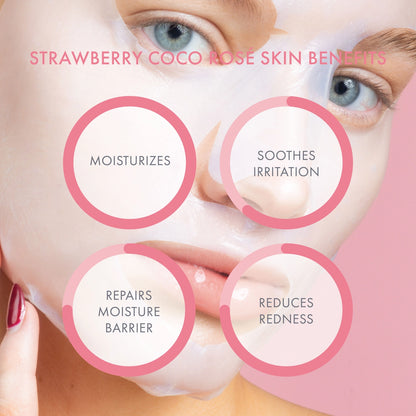 ESW Mocktail Face Mask - Strawberry Coco Rosé