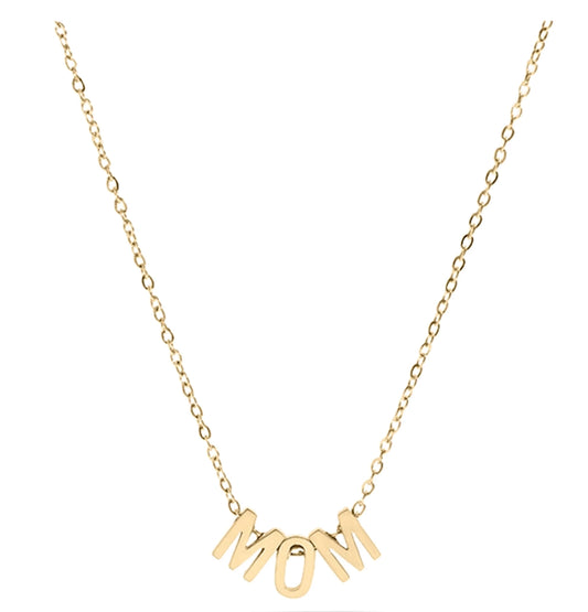 Mom Necklace | 18k Gold Plated