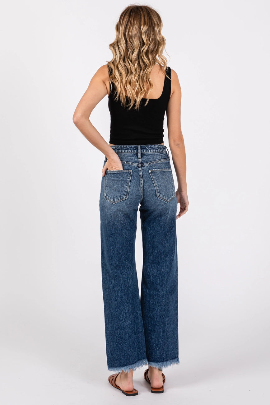 Petra High Rise Comfort Stretch Vintage Wide Leg Jeans