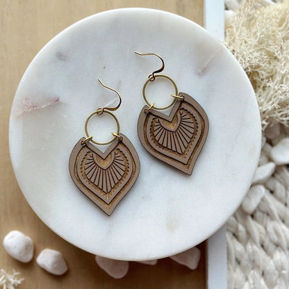 Wicket Goods Earrings - Haida | Mushroom