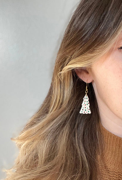 Holiday Earrings - Christmas Tree Dangles