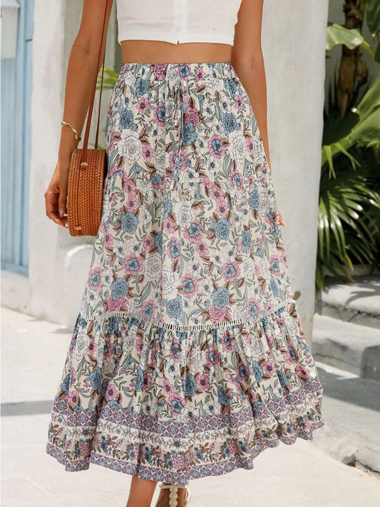 Bohemian Beach Long Skirt