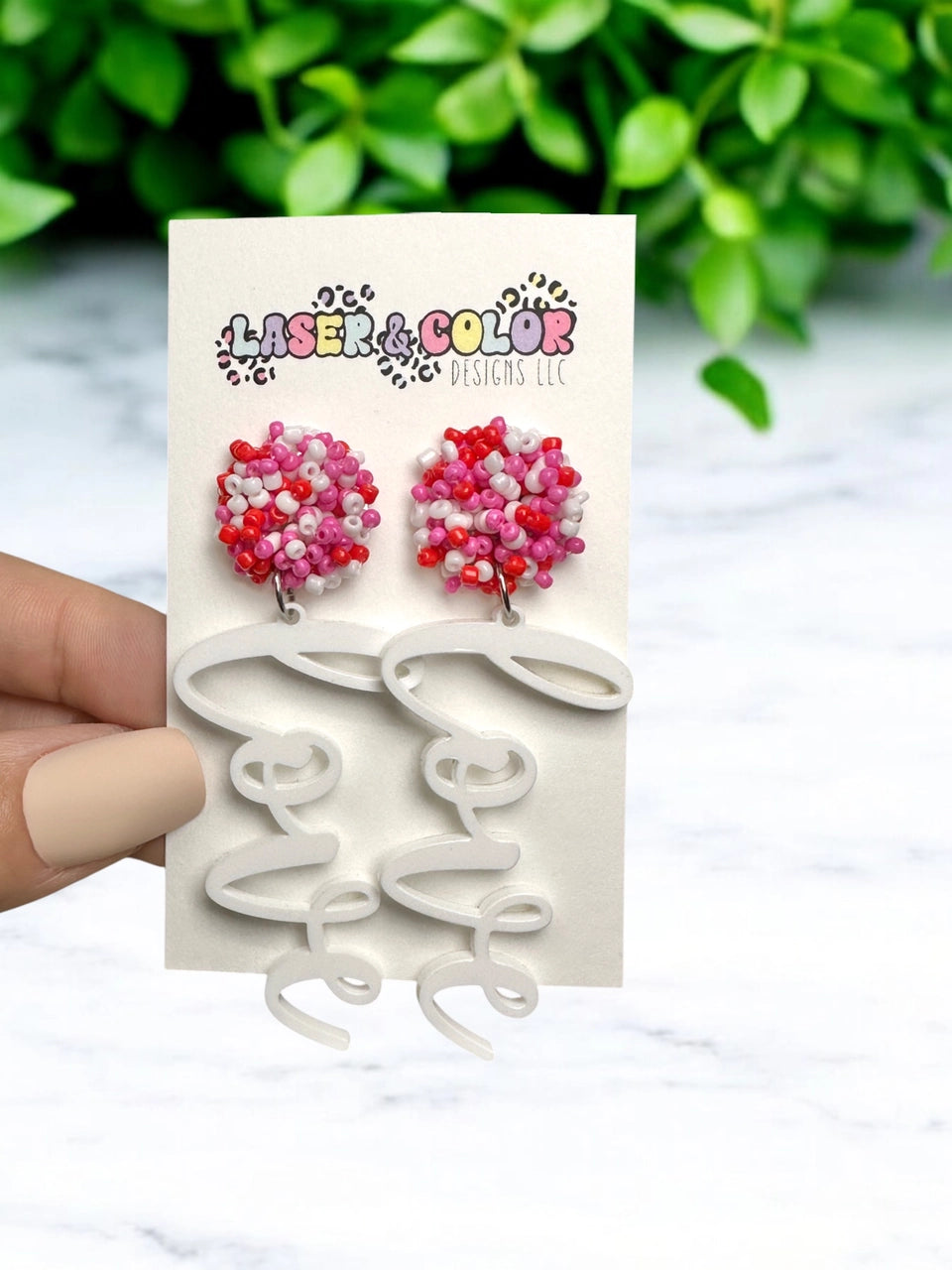 FINAL SALE - Love Dangle Earrings