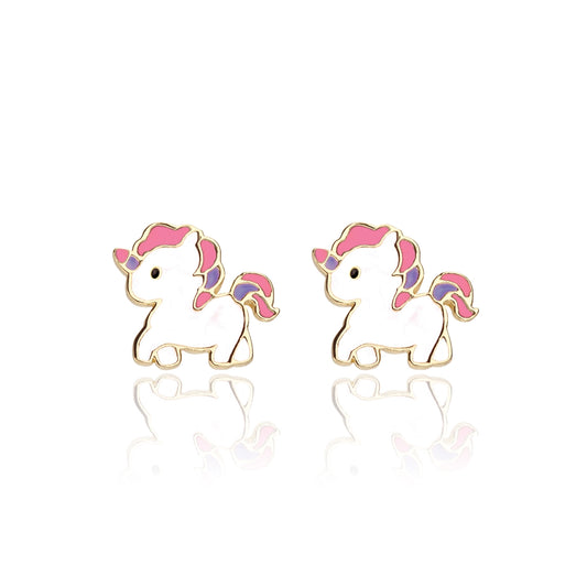 Girl Nation: Magical Unicorn Cutie Stud Earrings