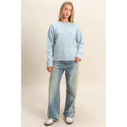 Cream Crew Neck Sweater