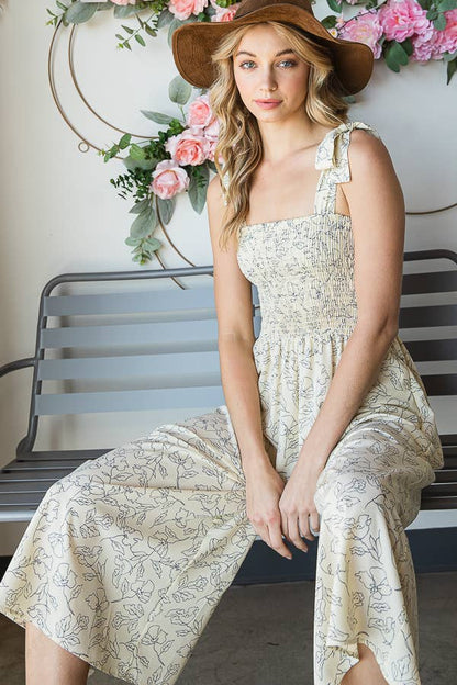 Blossom Floral Woven Jumpsuit