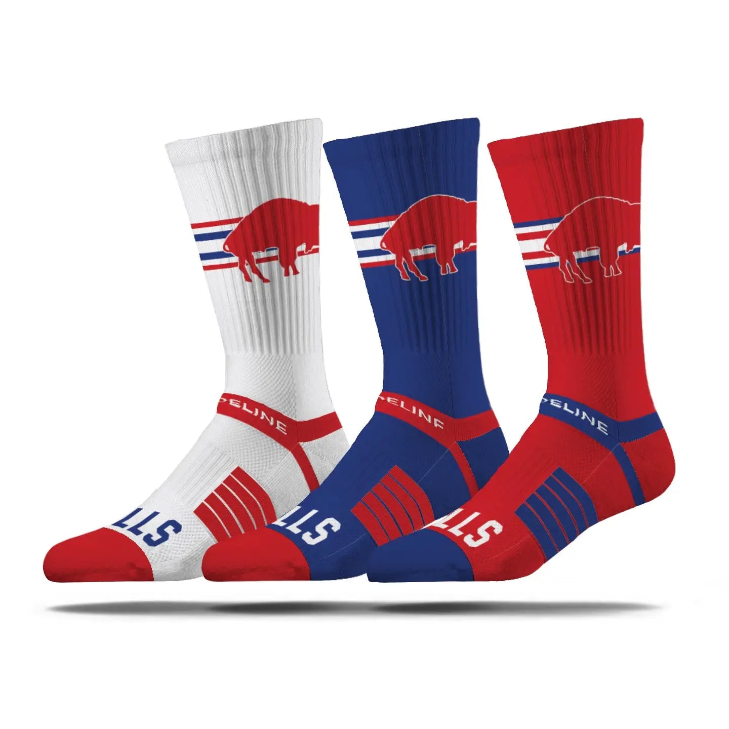 Buffalo Bills - Premium Knit Retro 3 Pack