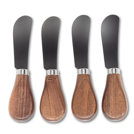 Wood Handled Pate Spreaders | Set of 4