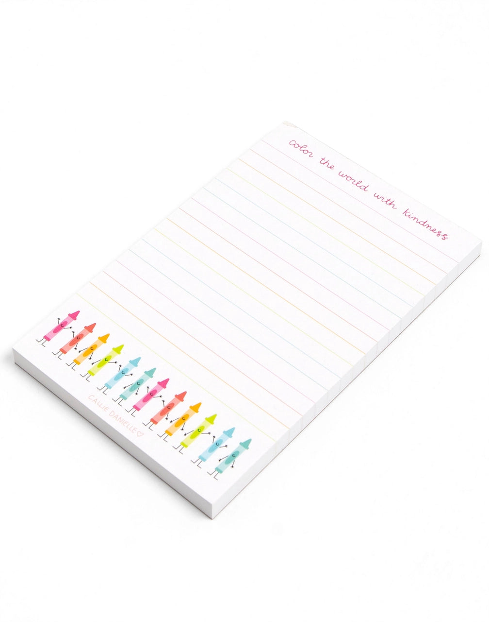 Color the World with Kindness Notepad