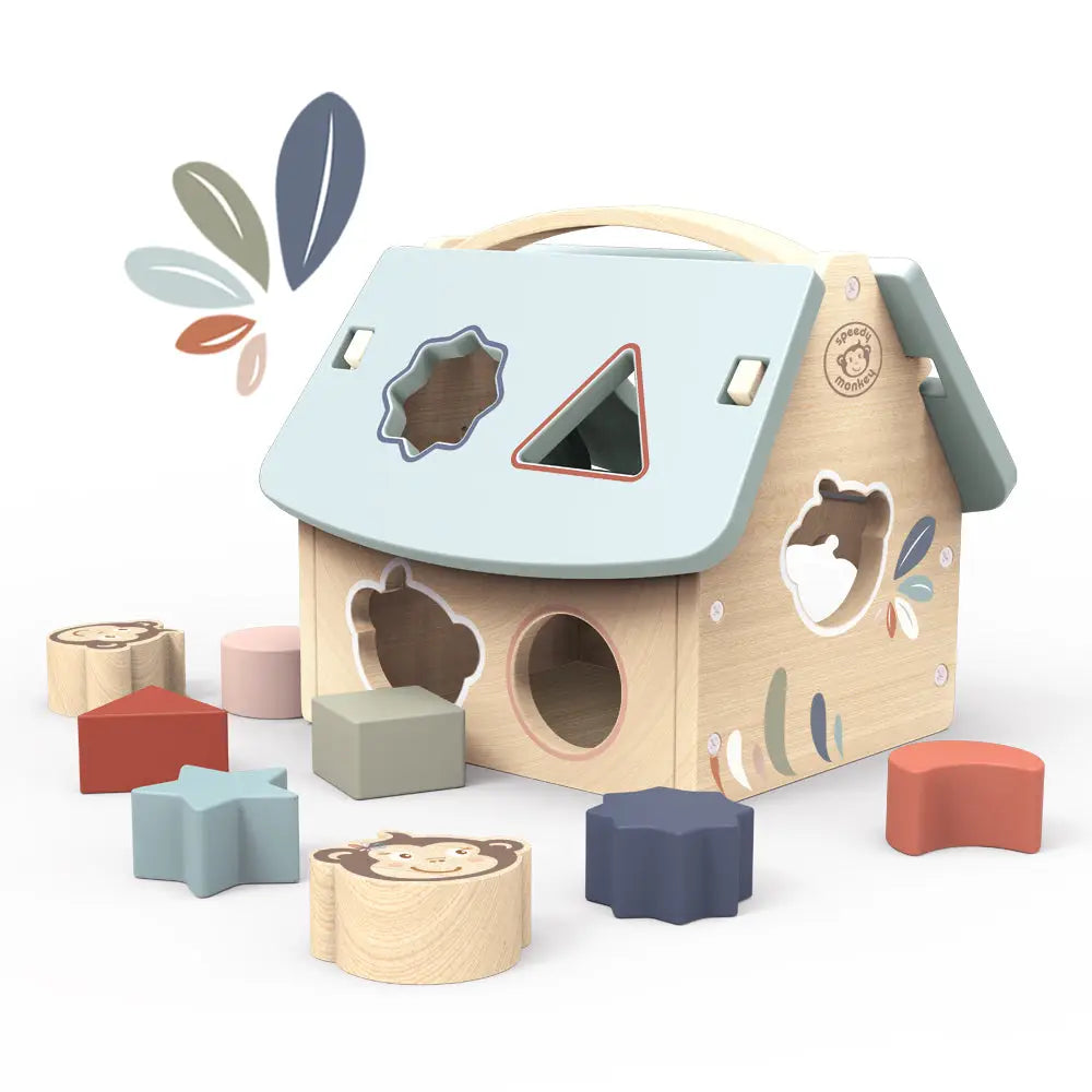 Wooden Toy - House Shape Sorter