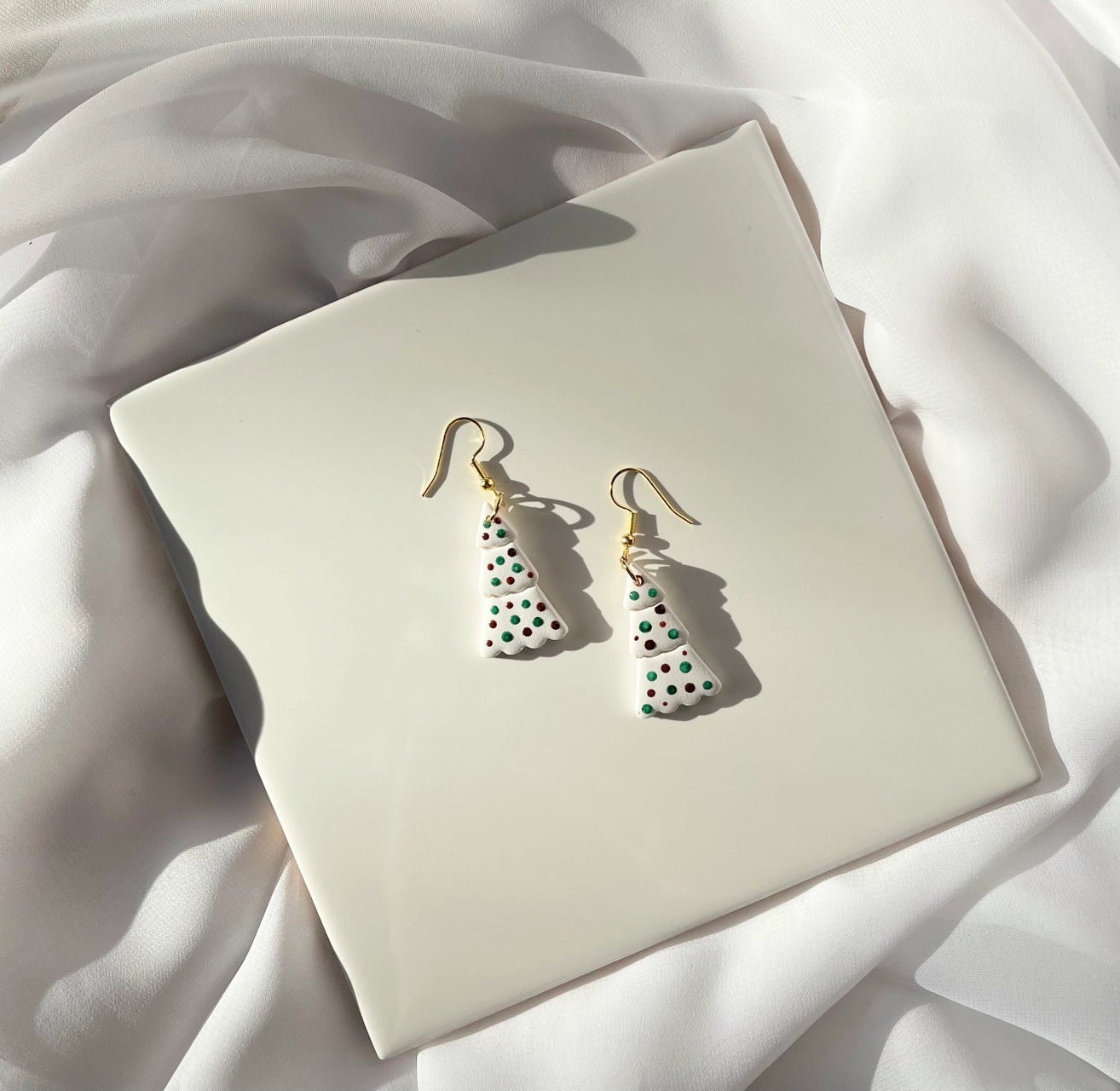 Holiday Earrings - Christmas Tree Dangles