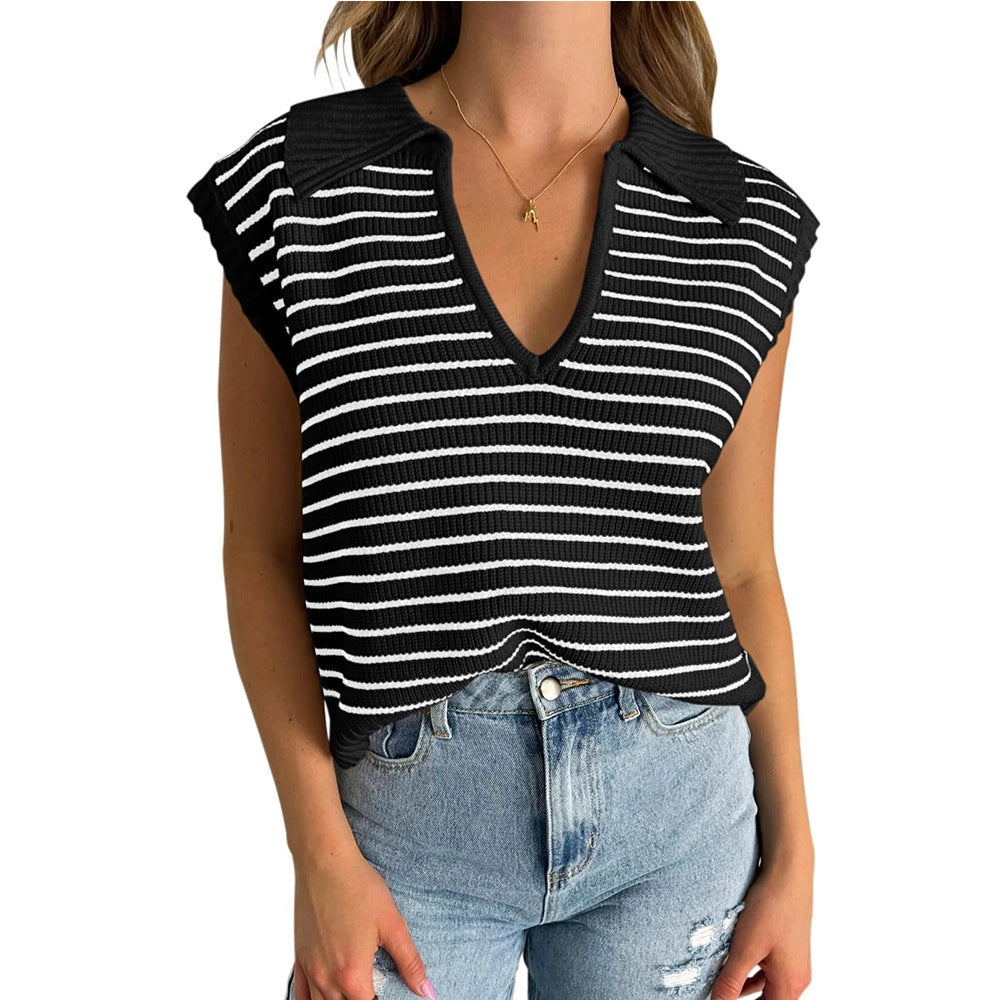 The Lexi Sleeveless Knit Shirt