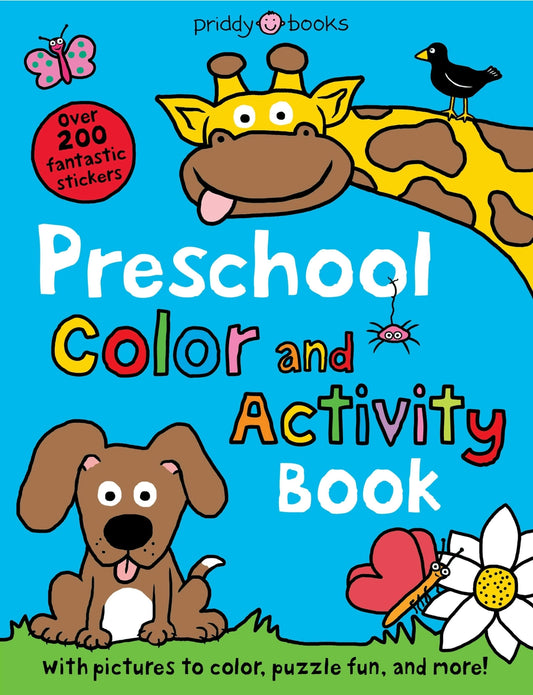 Preschool Color & Activity Book with Puzzles