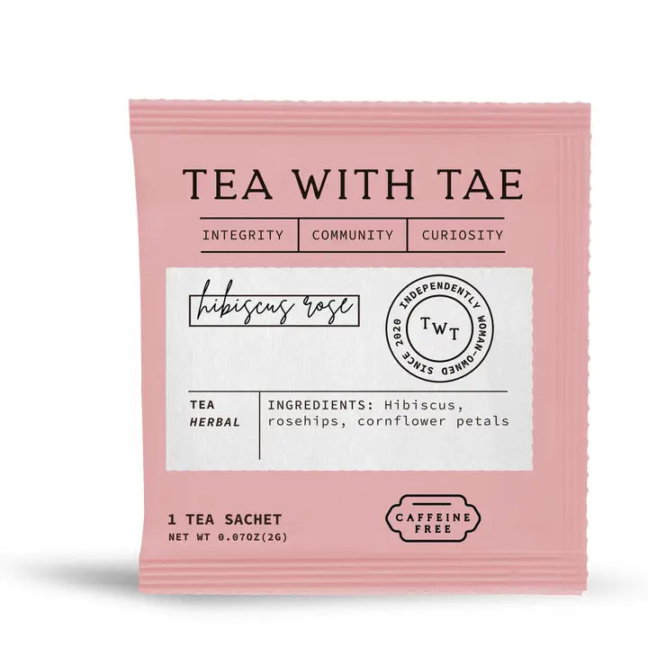 Tea With Tae - Hibiscus Rose Herbal Tea