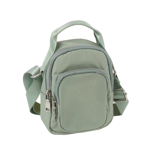 Nylon Mini Crossbody Bag {Mint}