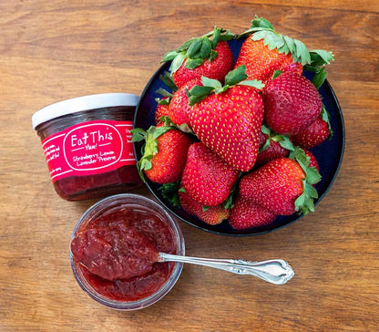 Eat This Yum - Strawberry Lemon Lavender Preserve
