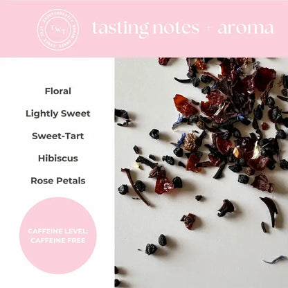 Tea With Tae - Hibiscus Rose Herbal Tea
