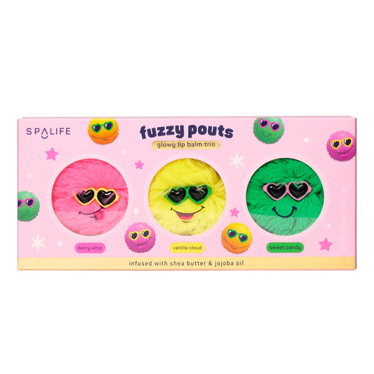 Fuzzy Pouts Lip Balm Trio