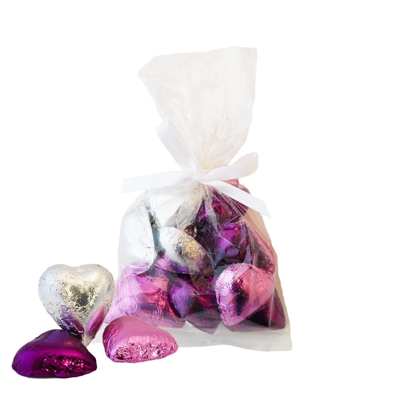 Bag of Chocolate Mini Hearts