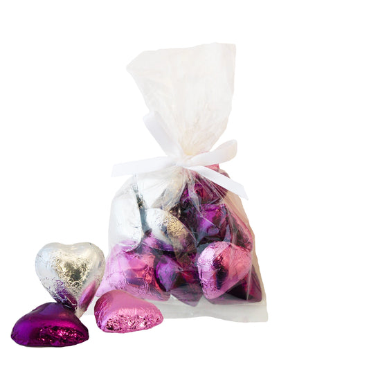 Bag of Chocolate Mini Hearts