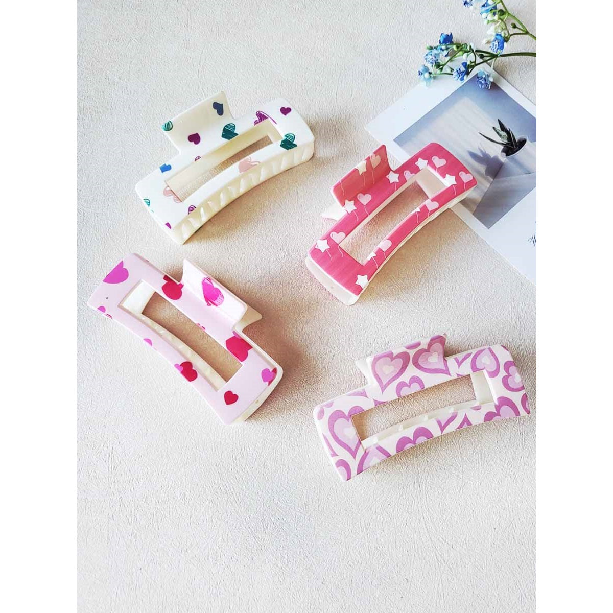 FINAL SALE - Funteze Hair Claw Clips {Asst. Styles}