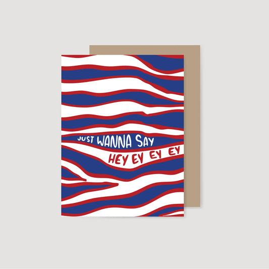 Buffalo Bills Greeting Card - Just Giving You A Shout