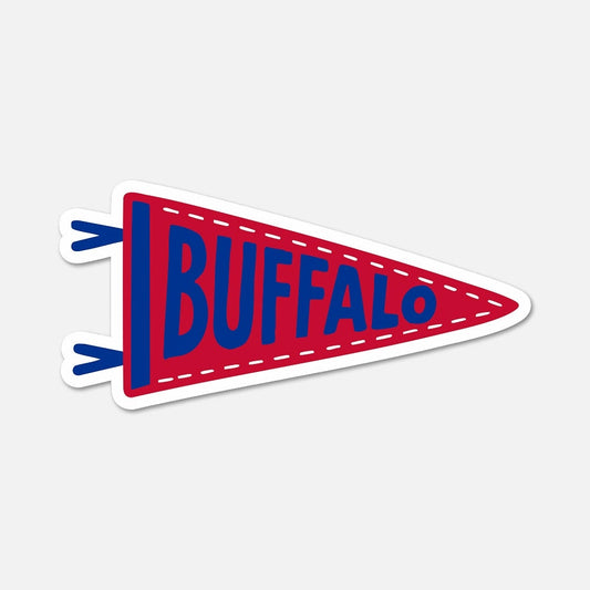 Buffalo Bills Sticker - Buffalo Football Pennant