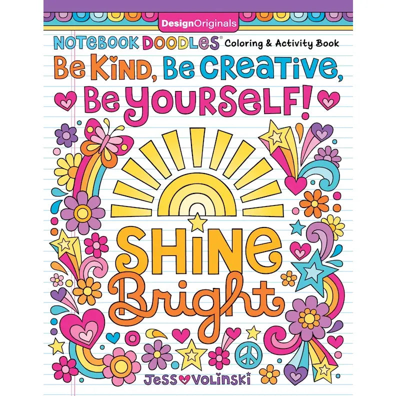 Coloring Book - Be Kind, Be Creative, Be Yourself