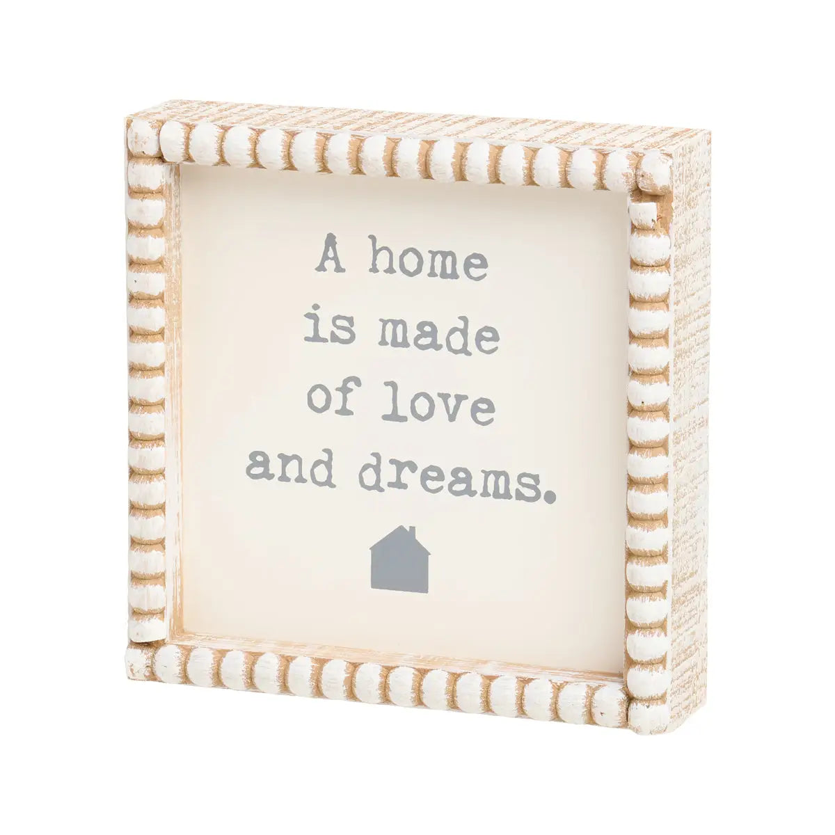 Dreams Beaded Box Sign