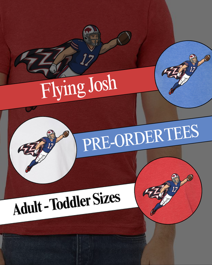 PRE-ORDER - Flying Josh Tee ALL SIZES {NoVie}