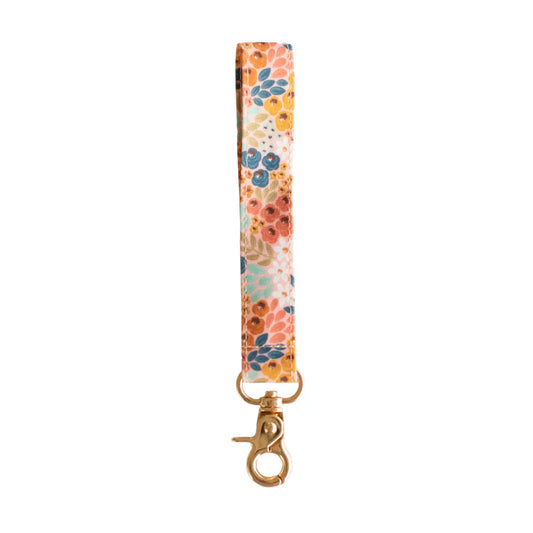 Floral Wristlet Keychain {Mult. Prints}