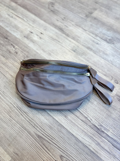 Nylon Double Zip Bag - Mocha *TRENDING*