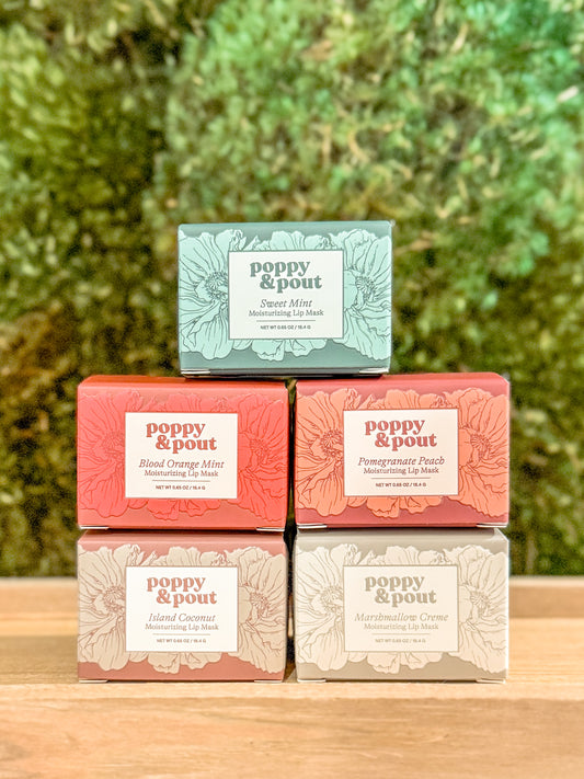 Poppy & Pout Lip Masks - Mult. Scents