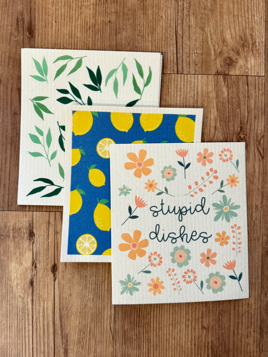 Swedish Dishcloths {Mult. Prints}