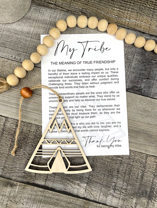 Story Ornament - My Tribe - The Meaning of True Friendship
