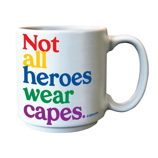 FINAL SALE - Quotable Mini Mug - Not All Heroes