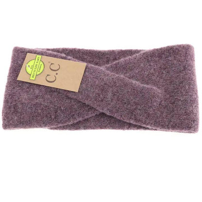 FINAL SALE - Soft Crossed Winter Head Wrap {Mult. Colors}