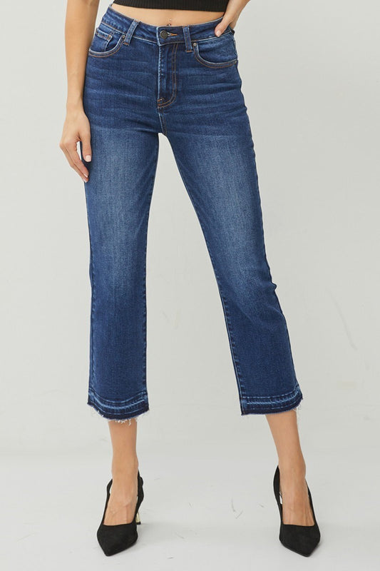 Risen - HIGH RISE RELAXED STRAIGHT JEANS