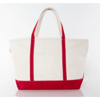 Large Classic Canvas Tote - Red