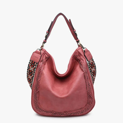 Aris Crossbody Purse w/ Guitar Strap - Terracotta