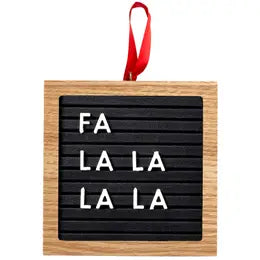 Holiday Ornament - Holiday Letterboard Ornament Set