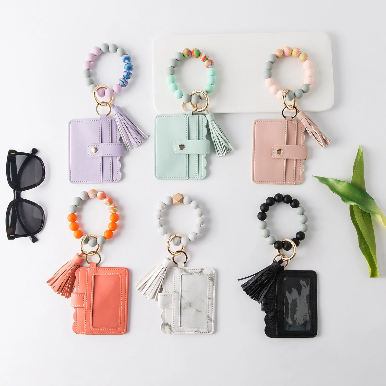 Silicone Wristlet + Wallet {Mult. Colors}