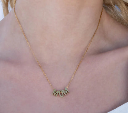 Mom Necklace | 18k Gold Plated