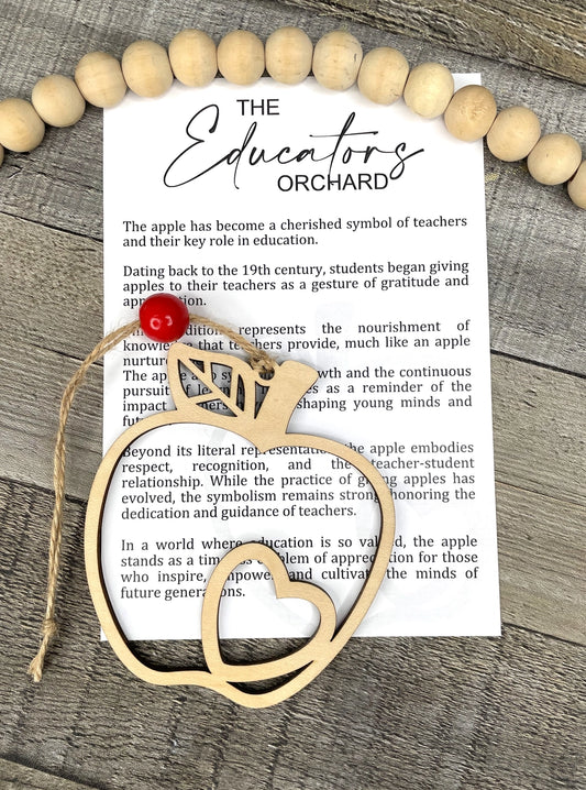 Story Ornament - Apple - The Educators Orchard